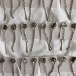 black shell pierce/earring  