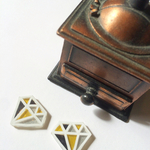 再販＊ダイヤモンドピアス(シルバーゴールド)