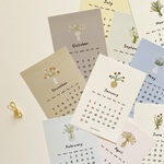2022 original flower calendar オリジナルカレンダー