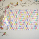 40×60_<雫パステル>ランチョンマット袋付_#387_luncheon mat<40×60_droppastel>