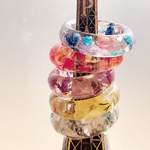 【指先に花束を】クリア×ドライフラワーのリング