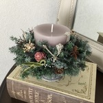 * Christmas  Candle Arrangment II * クリスマス　キャンドルアレンジメント