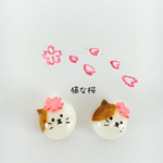 再販✳︎猫な桜✳︎ブローチ
