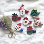 送料込み2つセット♩楽しいクリスマスのベビーヘアクリップ