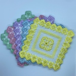 ハーダンガー刺繍のコースター