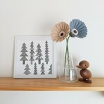 ❪オーダー品❫ クレイフラワーガーベラ「ブルーグレー✕ベージュ」２本