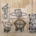 SALE!! パグステッカー５枚セット