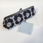 【送料無料】がまぐちペンケース＊minäperhonen（anemone）ネイビー