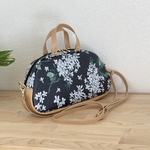 リバティ 3way バッグポシェット【アーカイブライラック＊ブラック】