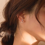 ✨❂高品質　小振りシルバーフープピアス❂
