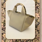 【SALE30%off】リバティ 2way トートバッグ(チャイブ・あずきミルク／ベージュ)