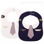 Navy再入荷♡ プレゼントにも☆ パイロット スタイ Baby よだれカバー よだれかけ 出産祝い 飛行機　CA ｷｬﾋﾞﾝｱﾃﾝﾀﾞﾝﾄ エアライン ﾌﾟﾚｾﾞﾝﾄ ベイビー 赤ちゃん 