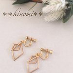 gold＊rhombusイヤリング＊＊