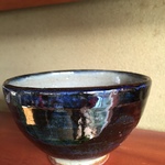 抹茶碗 深海のいろ