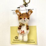 【NEW再販】「おこネコさん」ブラウン系キーホルダー