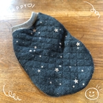 ハンドメイド✳︎犬服　あったかタンクトップ　星柄