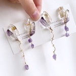 【受注制作】Grace💜ピアス/イヤリング