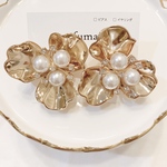 ゴールドフラワー ーearring