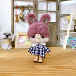 s様ご注文品『ミニアニマルドール♡パープルウサギちゃん♪』 