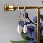 【現品】14kgf✳︎雫パールの一粒ピアス/イヤリング