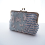 専用です！！！〔ハンドメイド〕ミナペルホネン　マチたっぷり通帳ケース　sky flower、forest tile、sky flower、beads garden