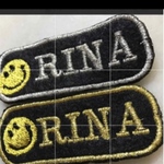 ネームタグ 刺繍ワッペン  お名前ワッペン
