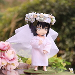 小人の花冠（ウェディング・ベール）オビツ11サイズ　布花