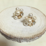 再販   パール×スターピアス
