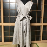 着物リメイク　綺麗なラインのワンピースのお仕立て