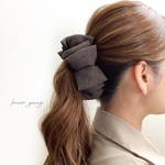 ［送料無料］バナナクリップ・シンプル・ブラウンm