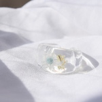 [12-13号］clear flower ring