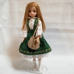 リカちゃん服　ティアードスカート ※送料込