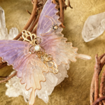 宵の森の妖精蝶バレッタ（hair ornaments of  butterfly 〜Fairy forest〜）