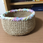 小物入れ☆麻カゴ