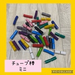 保育士の 手作り おもちゃ チューブ ぽっとん棒ミニサイズ　20本セット モンテッソーリ 療育　リハビリ