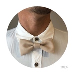 【TRES】蝶ネクタイ　milk beige men'sサイズ
