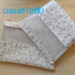 sasa810様〈リバティ〉ラミネート・窓付きポーチ2点