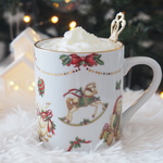 〖 クリスマスガーランドマグ〗マグカップ 食器 オーナメント
