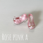 1/6ドールシューズ　【Rose pink A】