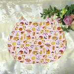 ネコ型ランチョンマット　"ねこのみみ”　にゃんチョンマット　スイーツとにゃんこ