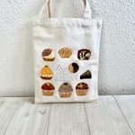 Cafe-sweets☆羊毛刺繍 キャンバストート〜スイーツ＆スイーツ🎁