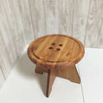 ＊再販＊ボタンチェア ライトオーク