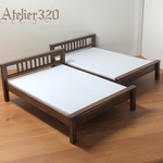yuriyurima様専用　ベッドAタイプ20cm ダブルサイズ　　（2点）ミニチュア家具 ドールハウス