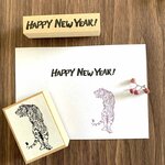 【年賀状２点セット】寅年　年賀状はんこ 　お正月や新年の挨拶に♪　トラ ハンコ