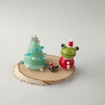 カエルサンタのクリスマスセットとチャームのセット（ご予約品）
