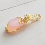 ~大和撫子の薄紅色♪宝石質ロードクロサイト(北海道産)~simple knot