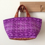 キルティングdeトートバッグ-C ＃023【カゴ風*PU】