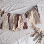 再販10￤fabric garland￤ファブリックガーランド￤ブラウン