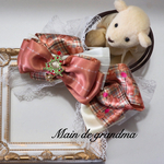 【わんちゃん／ねこちゃん用チョーカー】テディベア🧸キラキラクリスマスツリー🎄