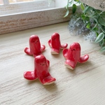 【hikamama様専用ページ】たこウィンナーさん 赤/ 箸置き【4個】